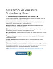 Caterpillar C7S, C9S Diesel Engine Troubleshooting Manual.pdf